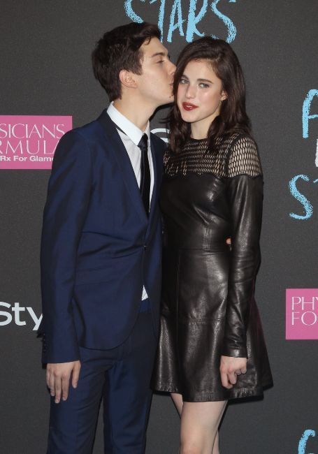 Margaret Qualley and Nat Wolff together.